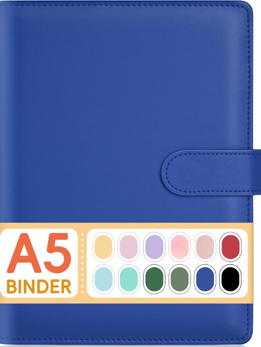 A5 Notebook Binder, 6 Ring Planner with Stylish Design, Loose Leaf Personal Orga